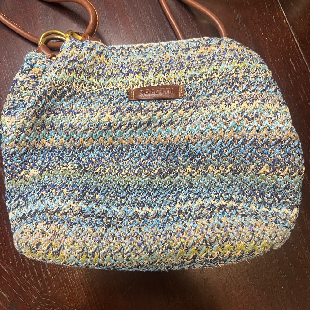 Multi-colored Rossetti weave purse